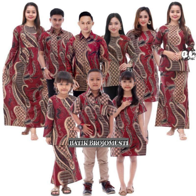 BATIK COUPLE KELUARGA SET FAMILY KF_BATIK COUPLE SATU SET