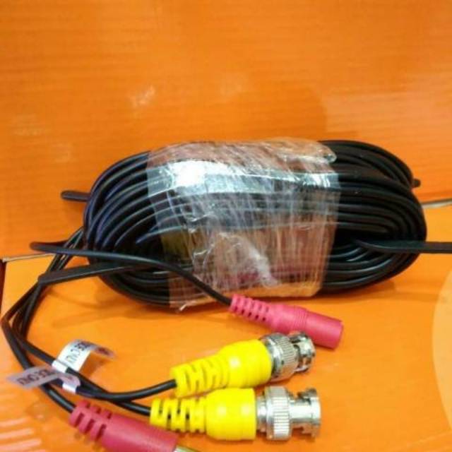 Kabel cctv 20mtr plus bnc dc siap pasang