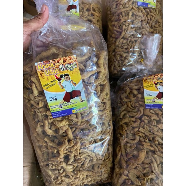 Kripsus Ayam Original &amp; Pedas Berat 1kg