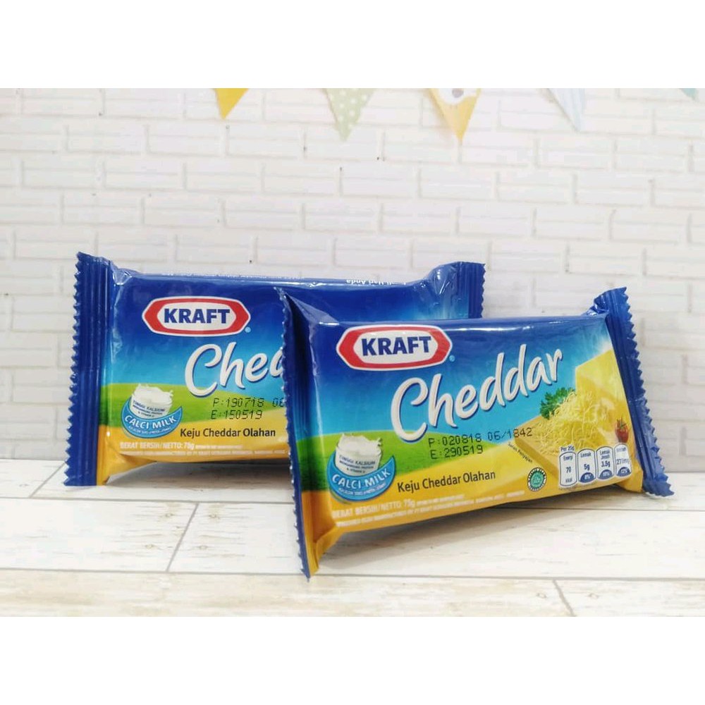 Keju - Cheese Cheddar Kraft 70gr