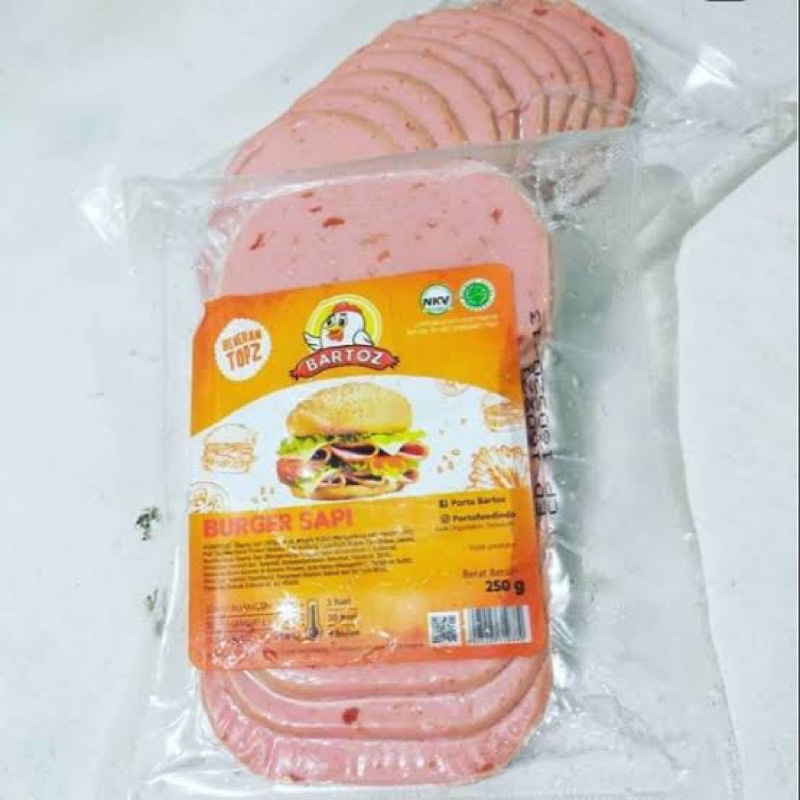 

beef burger bartoz 250gr