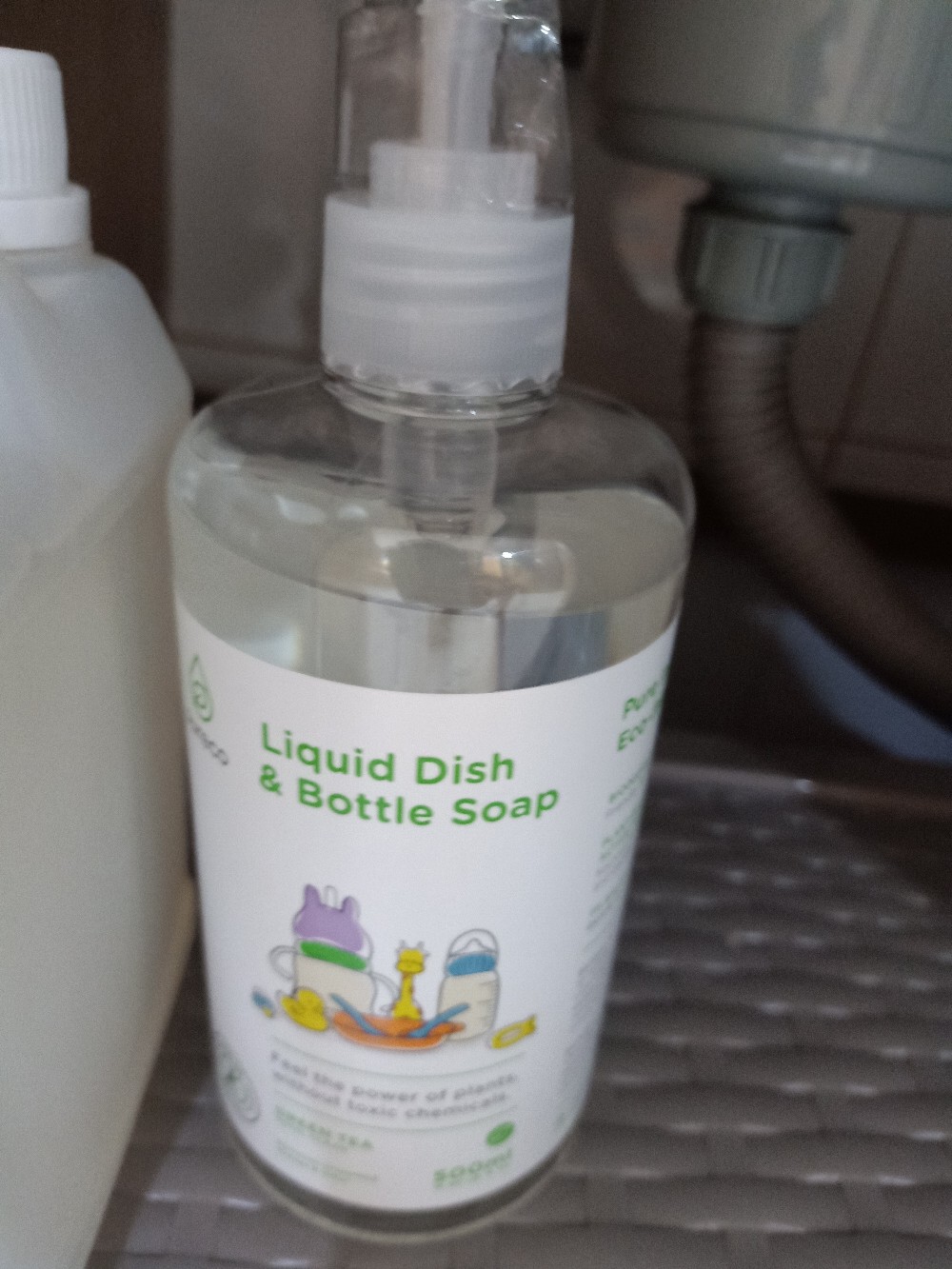 Pureco Liquid Dish Bottle Soap / Detergent /floor Cleaner /softerner / Fruit Veggie Salad 500ml