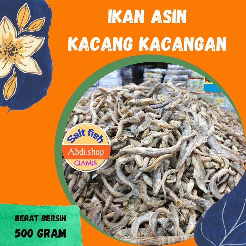 

ikan asin KACANG KACANGAN 500gr murah