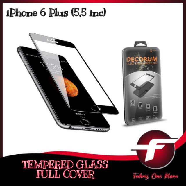 Iphone 6 Plus Tempered Glass Full Cover
