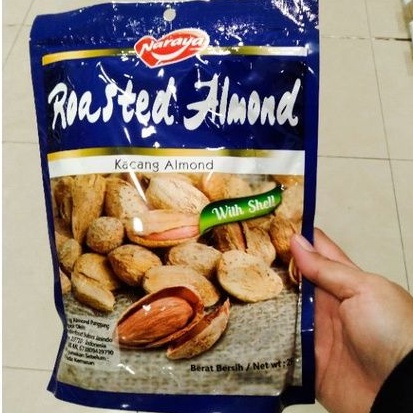 

Naraya Roasted Almond - kacang almond panggang 250gt