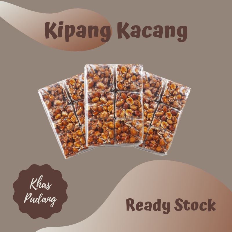 

Kipang/Jipang Kacang Tanah Makanan Ringan Khas Padang 150 gram