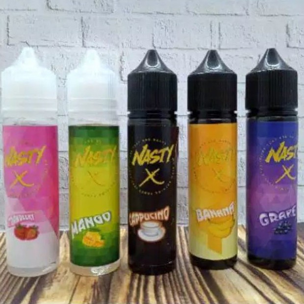 New elektronik terbaru Mesin fex Botol Isi Ulang Nasty-X 60ml Liquids