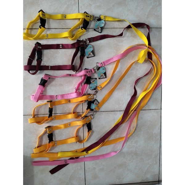 Tali Harness H Polos 2 cm /Tali Harness H Motif 2 cm/ Tali Harness Y 1 cm