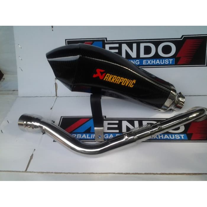 Knalpot Nmax Akrapovic H2R Fullsystem Free DB Killer