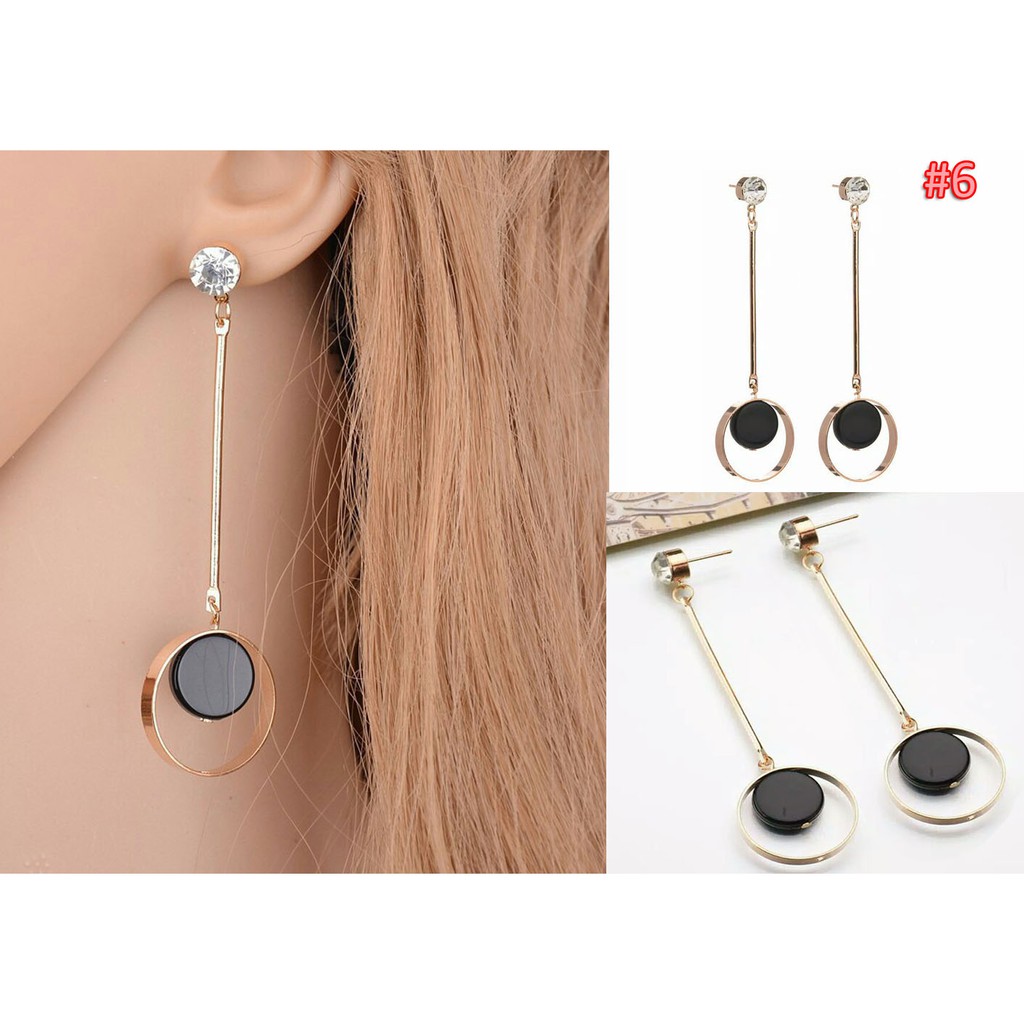 Anting Korea Wanita Kekinian Aneka Model Dan Varian Murah Berkualitas #370