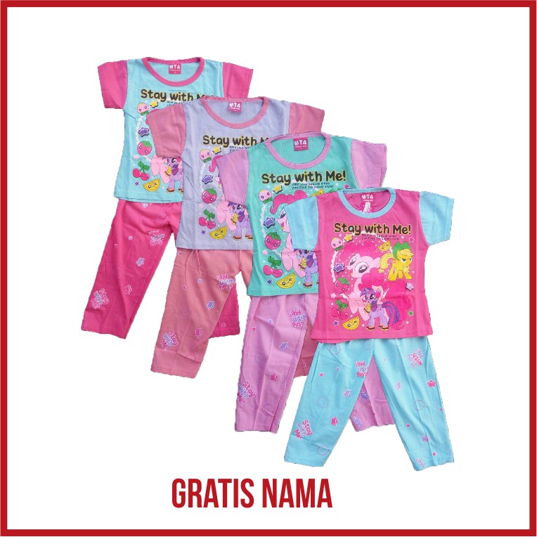 Baju Anak Litle Poni celana Panjang