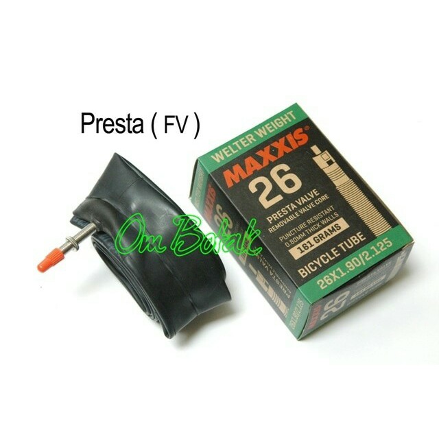 Ban Dalam Maxxis 26 x 1.90 - 2.125 Presta Sepeda MTB