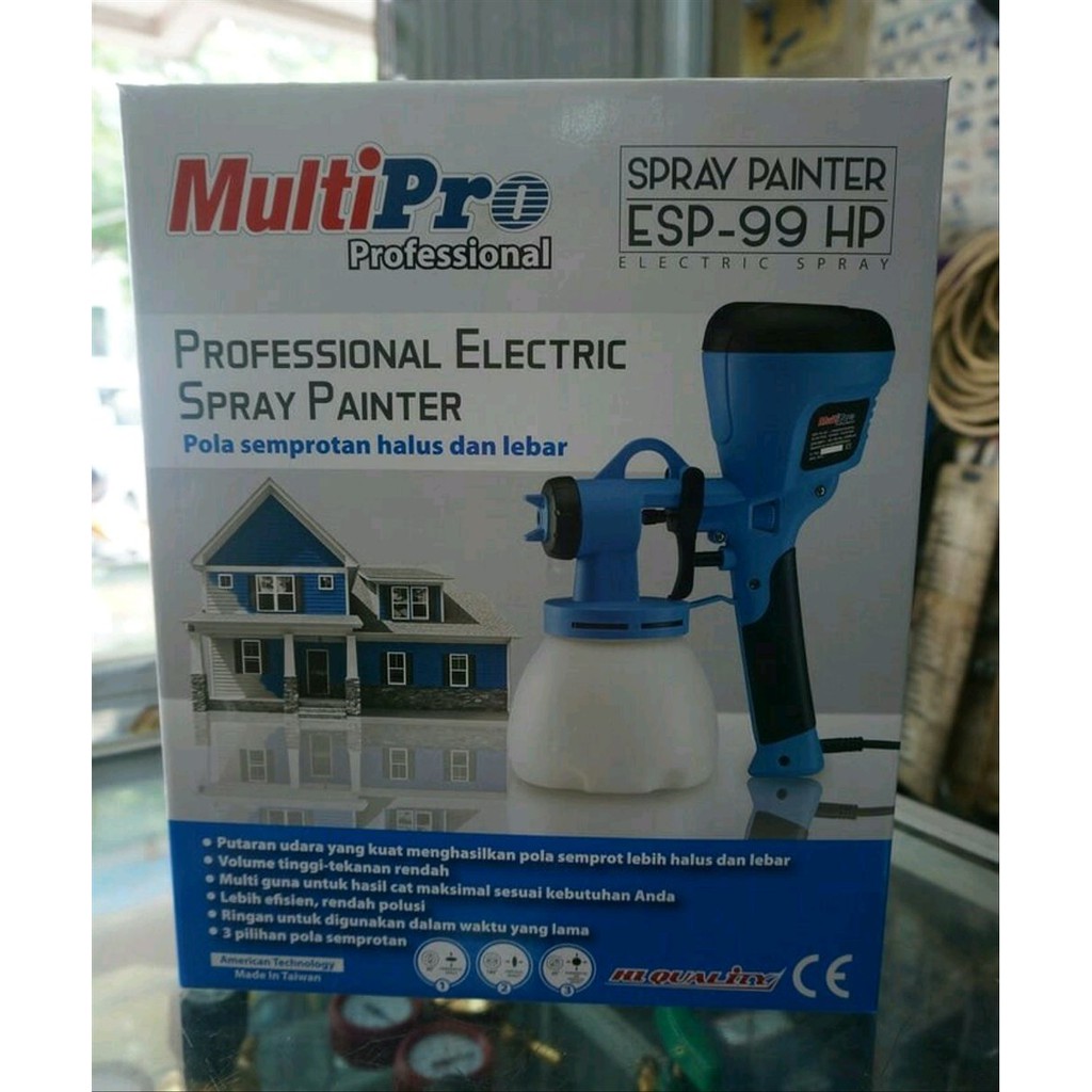 spray gun MULTIPRO spray paint gun alat cat mobil motor cat semprot cat listrik Berkualitas