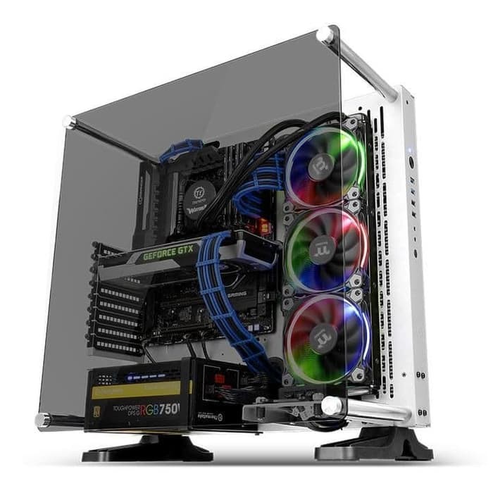 Casing Thermaltake Core P3 Tempered Glass Snow Edition