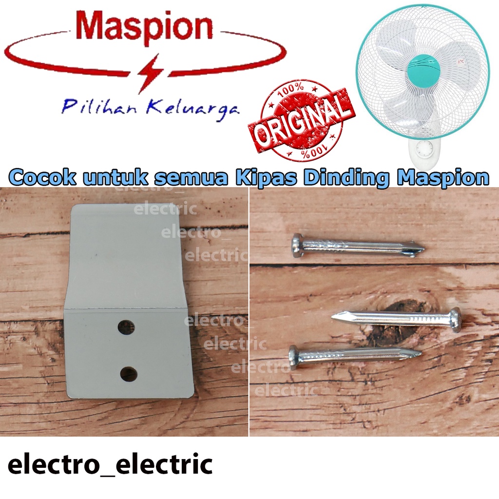 Hanger Pengait Gantungan Cantolan Kipas Dinding Maspion Original