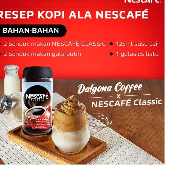 

Bagus Dipakai NESCAFE Classic Kopi Instan Kopi Hitam 2g Sachet x 60pcs^^