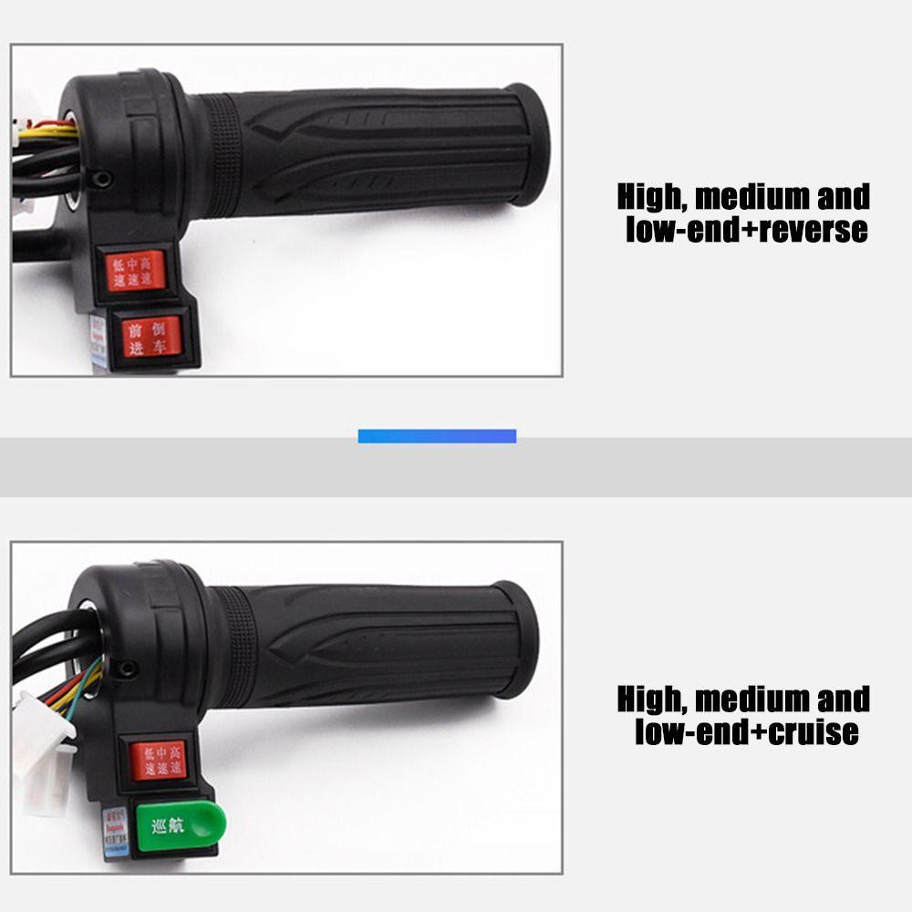 R-FLOWER Speed Stang Throttle Gagang Putar Elektrik Gagang Throttle Pegangan Throttle Bersepeda