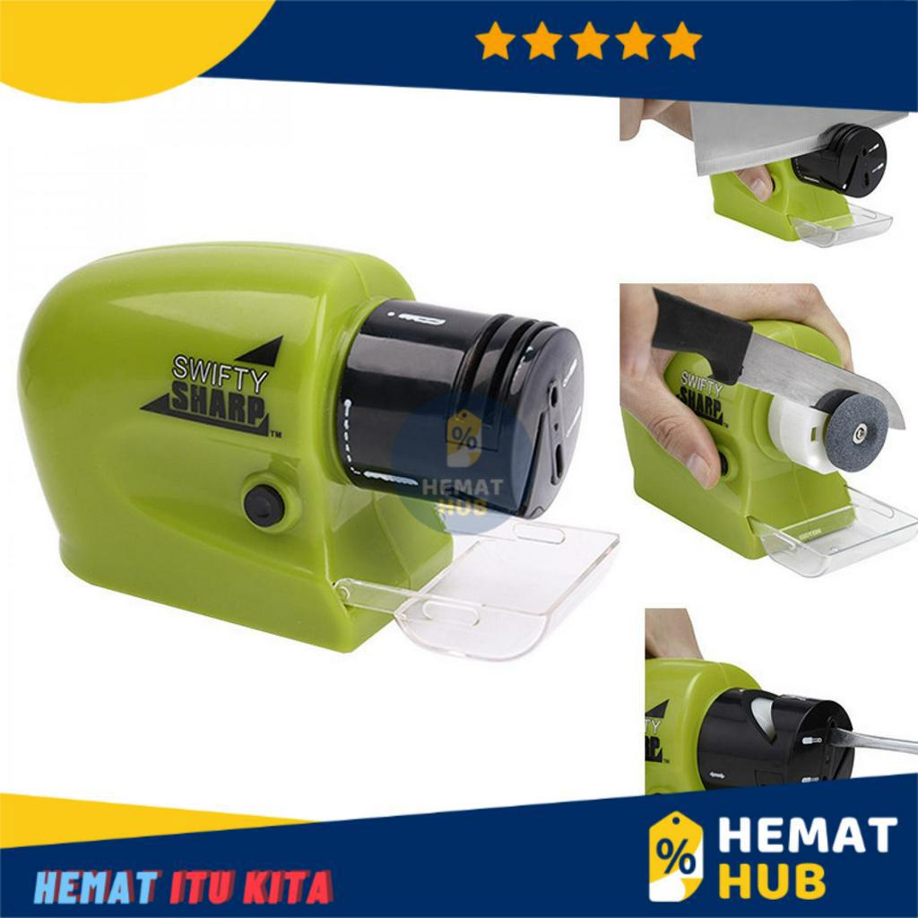 Pengasah Pisau Elektrik Alat Asah Otomatis Sharp Electric Knife Sharpener Peralatan Dapur Gunting