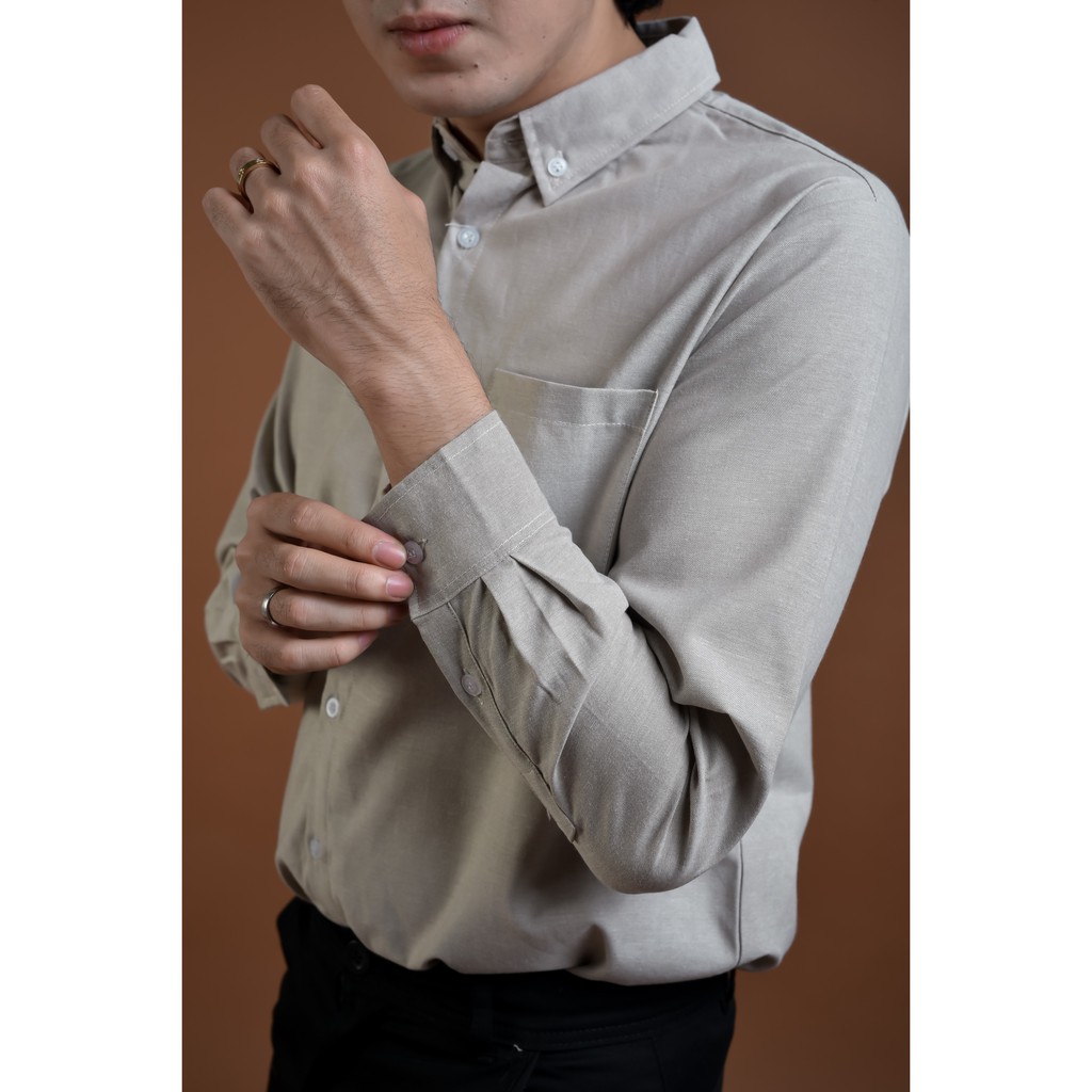 Ribsgold Kemeja Pria Lengan Panjang Long Sleeve Kemeja Ultimate