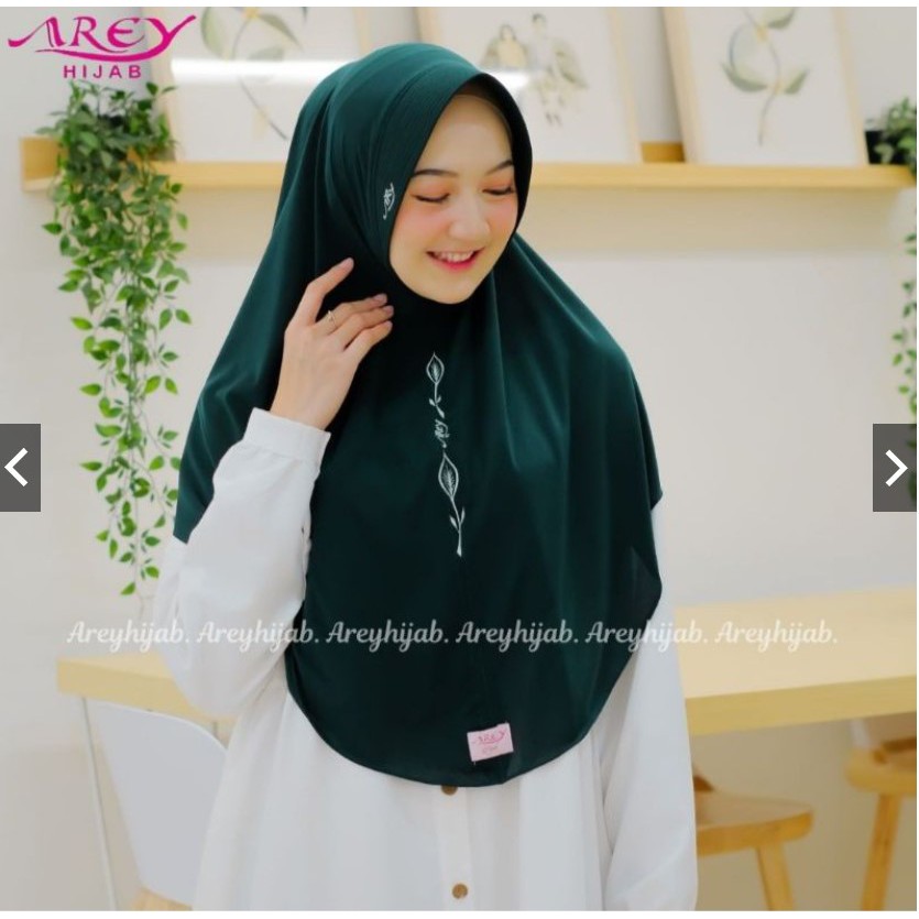 Arey ALENA Hijab Instan. Khimar Instan.kerudung instan. jilbab instan. bergo polos