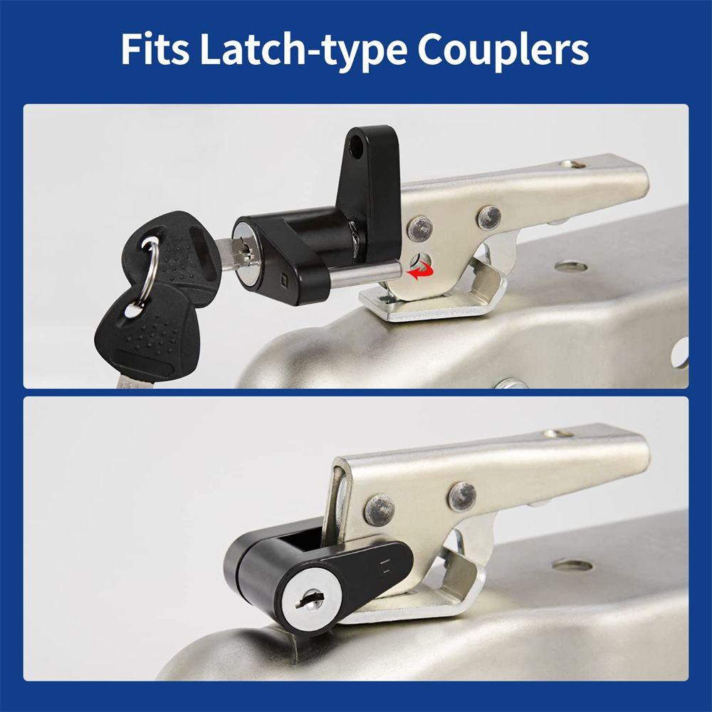 Populer Trailer Hitch Lock Pin Aksesoris O-Rings5Per8 &quot;Sistem Penguncian Ekstra Panjang Safety Clip Security Heavy Duty Tow