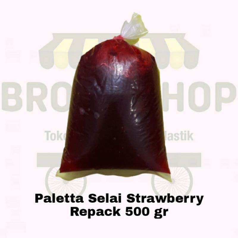 

Selai Strawberry Paletta 500 gr Selai Olesan Stroberi