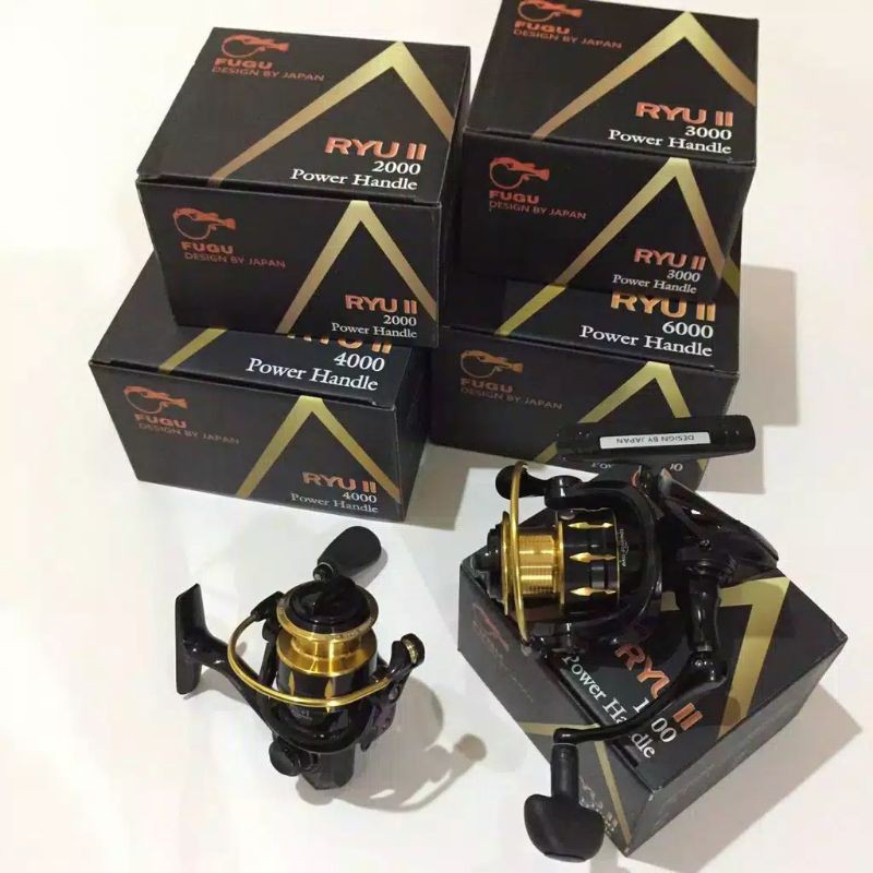 reel fugu ryu II 1000 2000 3000 4000 6000 power handle