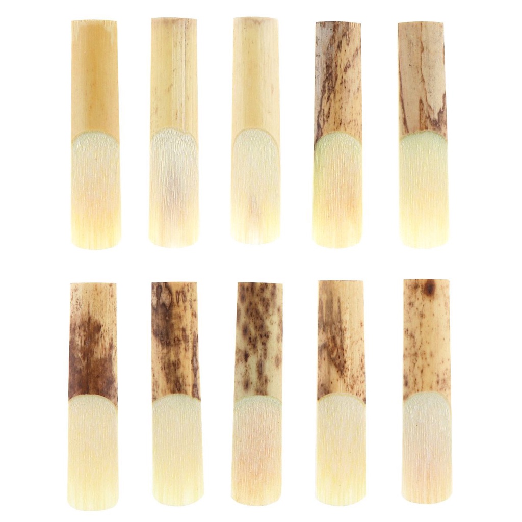 10pcs Reed Bambu Soprano bB Saxophone 2-1 / 2 Kekuatan 2.5