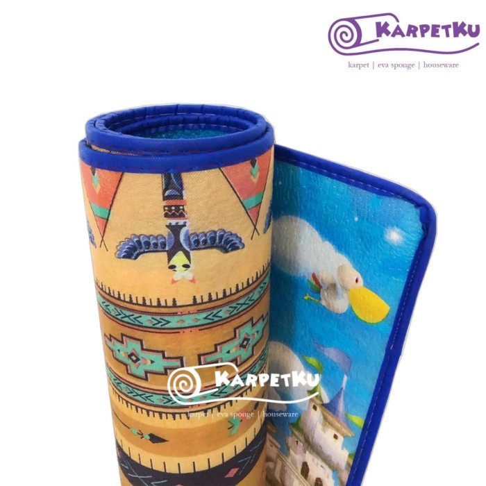 TIKAR-KARPET- GARFIELD MAT KARPET / TIKAR LANTAI PLASTIK SPON EVA - SHIBUYA (L) - 120 X 180 -KARPET-