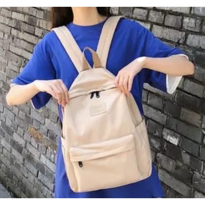 Tas Ransel Sekolah Polos | Ransel Punggung Polos | Tas pria Ransel punggung sekolah | Tas Gandong Polos | Backpacker Plain Ransel pria wanita