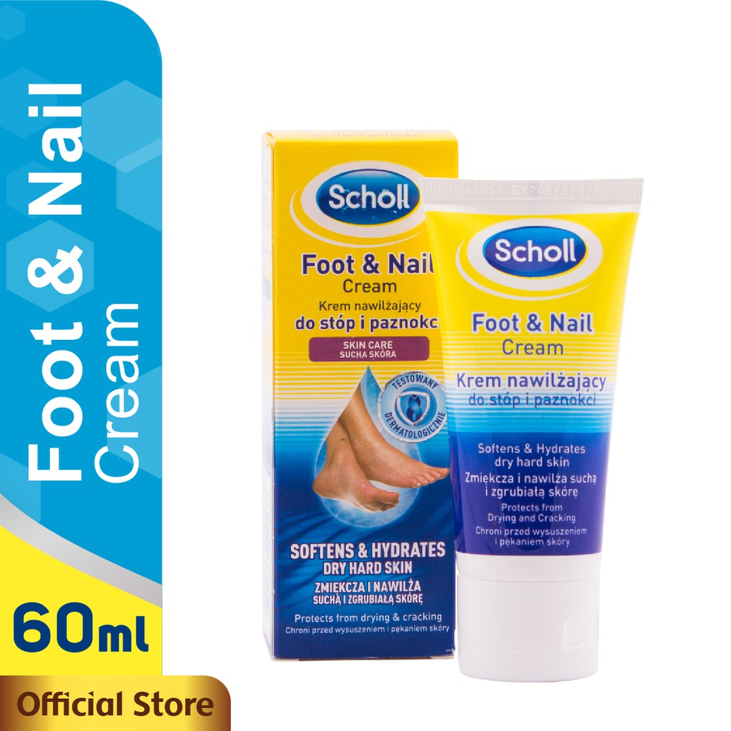 Scholl Foot & Nail Cream Pelembab Kaki 60mL