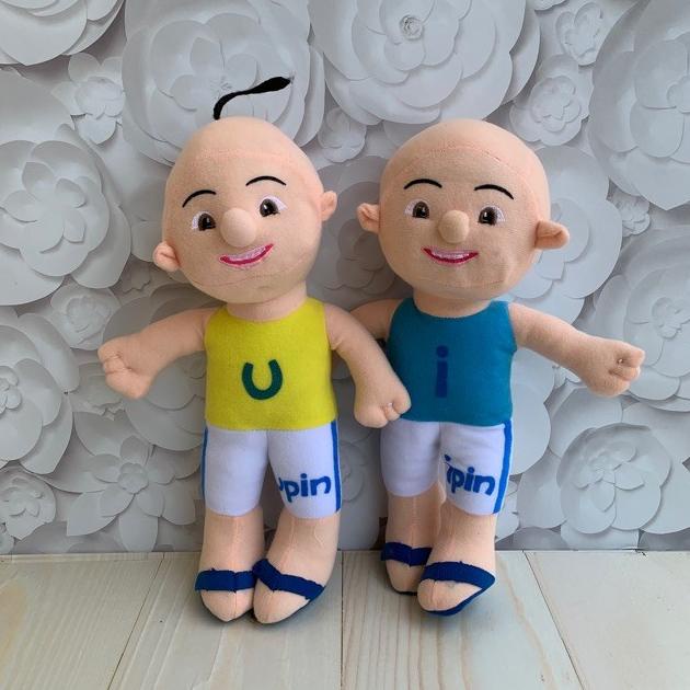 Mainan Boneka Upin Dan Ipin Sepasang Mainan Anak Boneka Karakter Murah