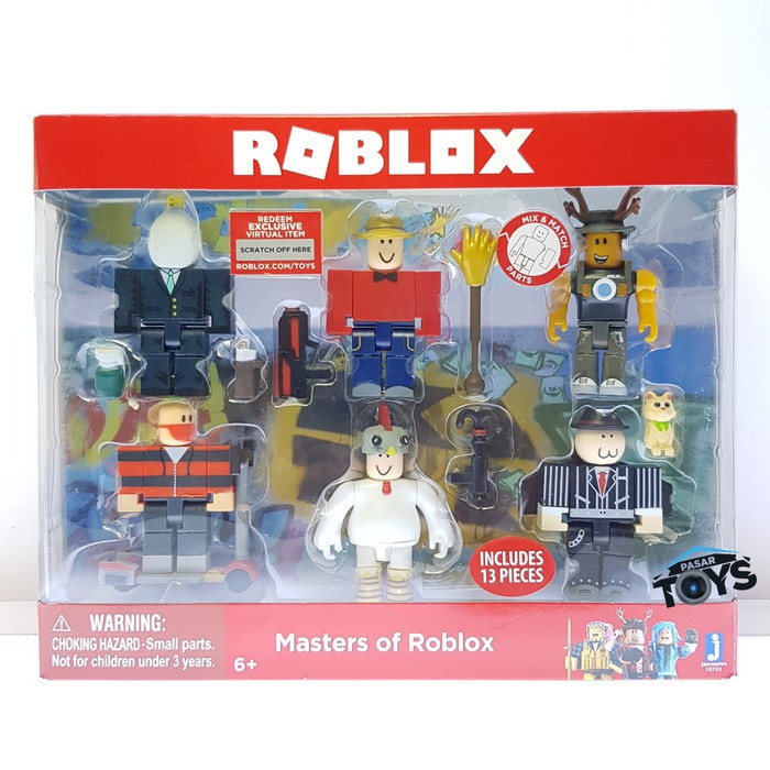 Jual Roblox Action Collection Masters Of Roblox Six Figure Pack