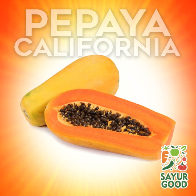 

Pepaya California Segar / Pepaya California Fresh 1 pcs (Buah Segar)
