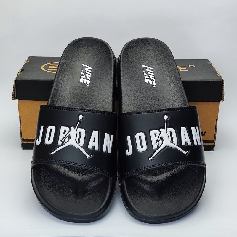 SENDAL SLOP PRIA WANITA NIKE JORDAN SLIP ON SLIDE UNISEX HIGH QUALITY