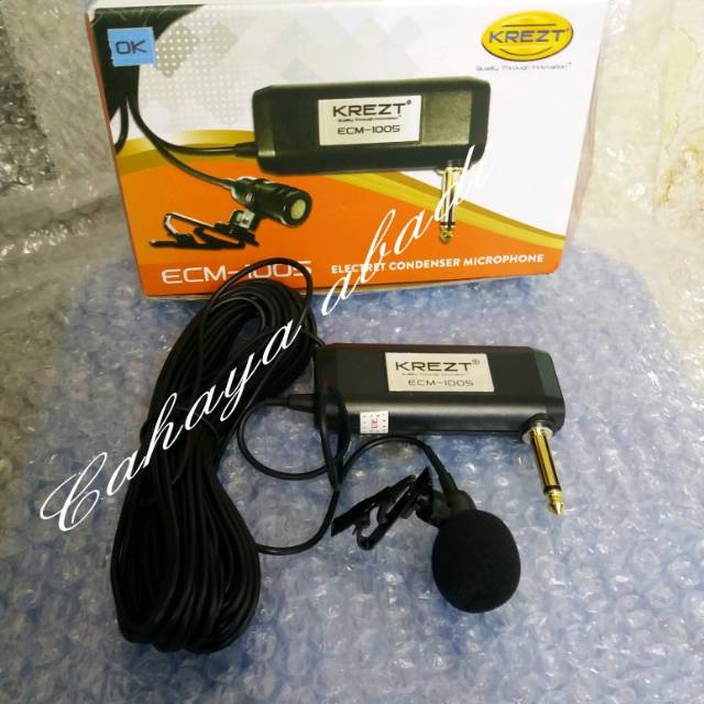 Mic clip on krezt mic jepit kabel krezt original