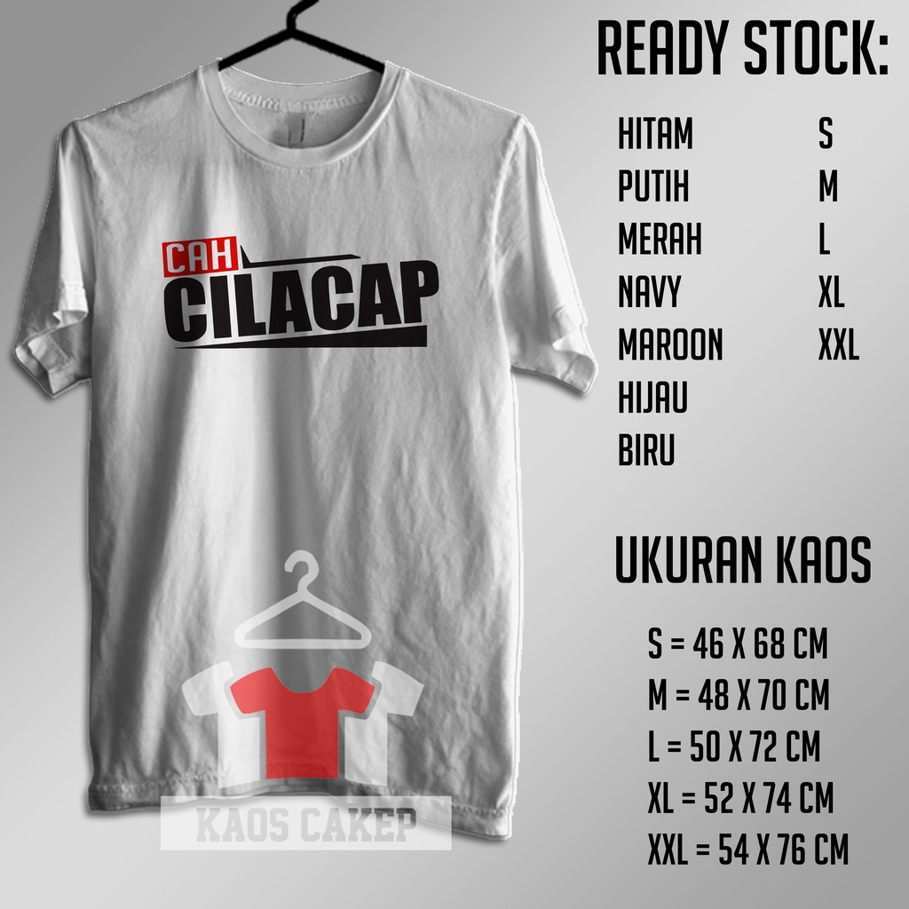 Kaos Cah Cilacap Ngapak Jateng Gayeng Baju Distro