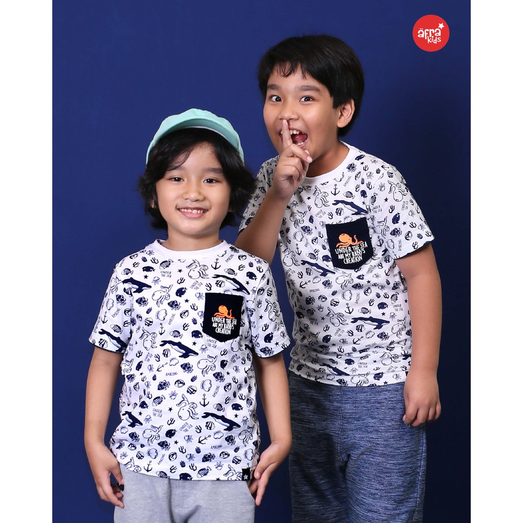 Kaos Anak Muslim Afrakids - Motif Printing