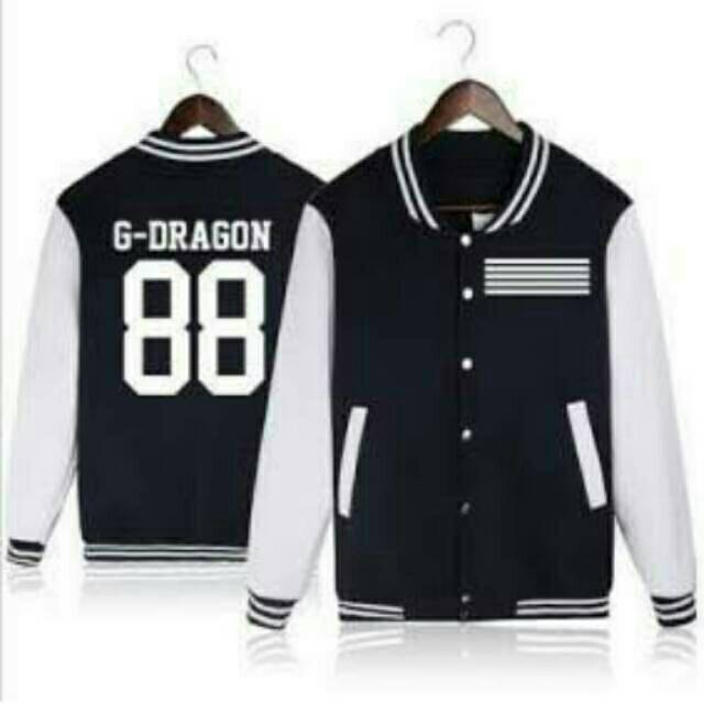 JAKET VARSITY BIGBANG MEMBER KPOP IMPORT QUALITY