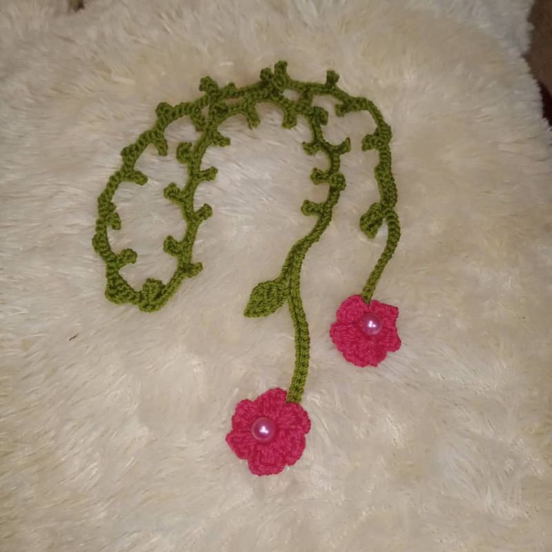 kalung / Strap masker hijab rajut