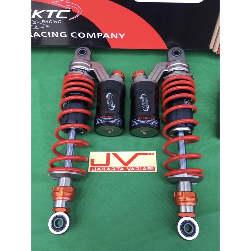 shock original ktc extreme shockbreaker belakang 280mm 320mm 340mm rxking tiger cb w175 jupiter z vega f1zr-Merah extreme