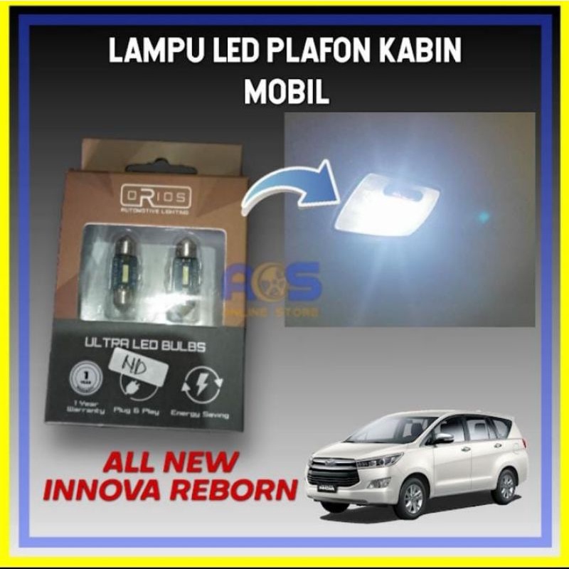 LAMPU LED PLAFON KABIN MOBIL ALL NEW INNOVA REBORN 2016-