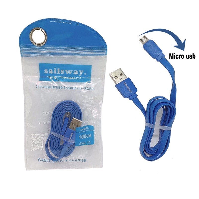 KABEL DATA SAILSWAY SWL-11 100cm MICRO USB