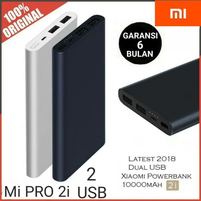 PowerBank Xiaomi Mi PRO 2i 10000mAh 2 USB Mi2i Mi 2i