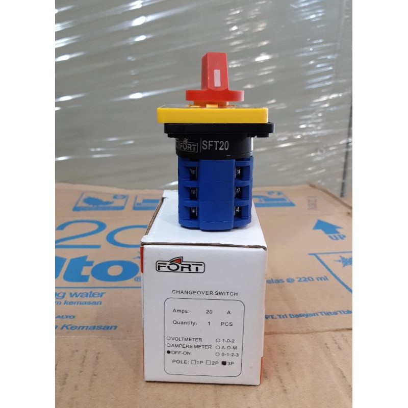 FORT SELECTOR SWITCH 2 POSISI ON OFF 3 POLE