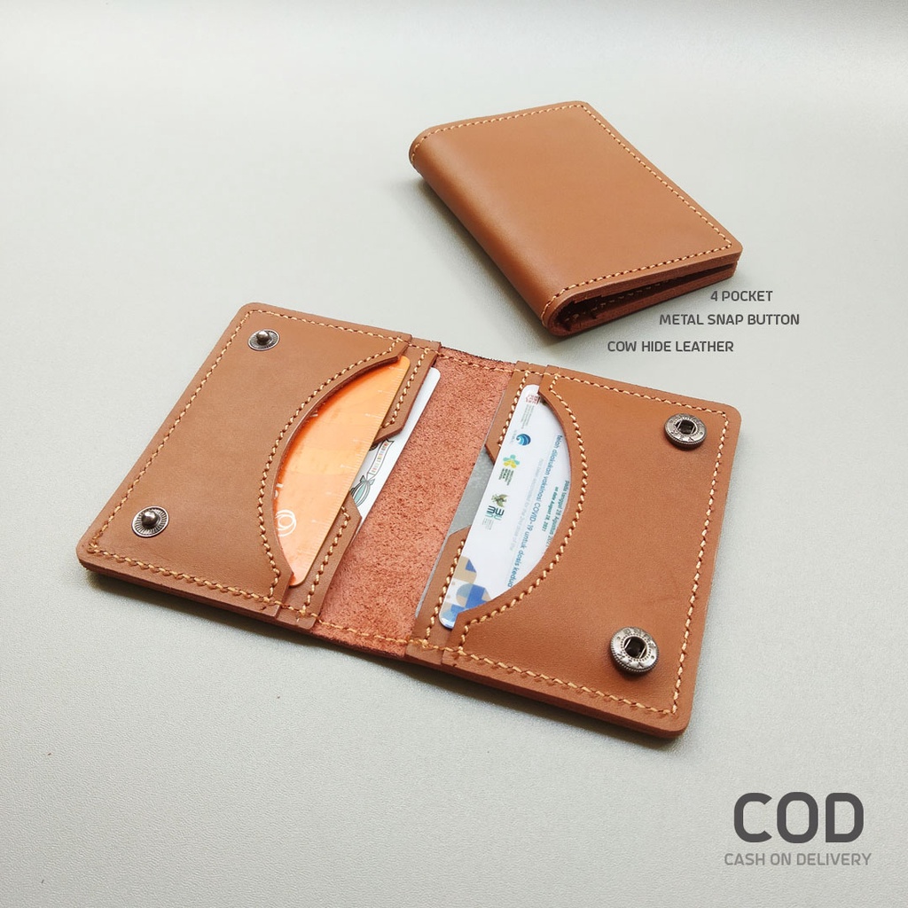 Dompet Kartu Kulit Asli Card Holder Promo Unisex