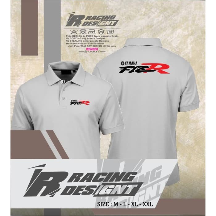 (ORIGINAL)  Poloshirt / Kaos Polo Yamaha F1zr Poswan Terbaru Murah Distro -IR Merch