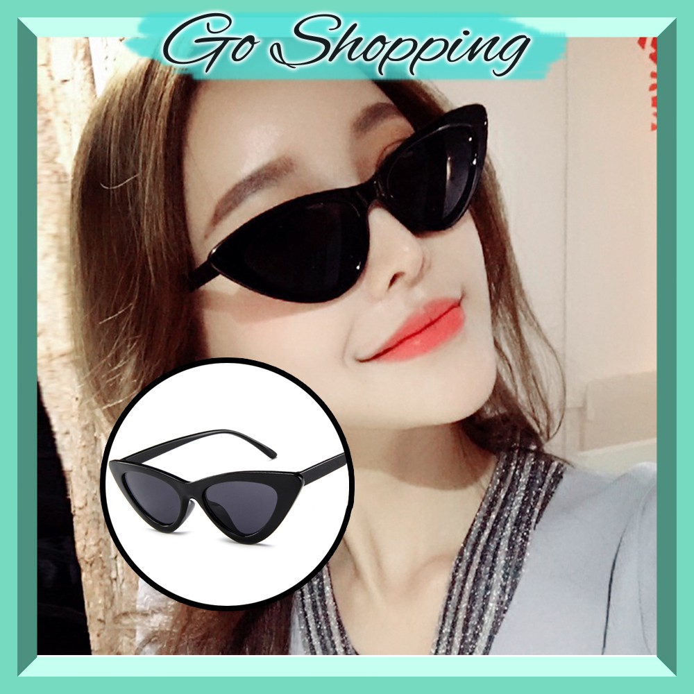 GO! 105 KACAMATA FASHION UNISEX MODEL SEGITIGA RETRO KACA MATA PRIA WANITA PLASTIK KEKINIAN COD