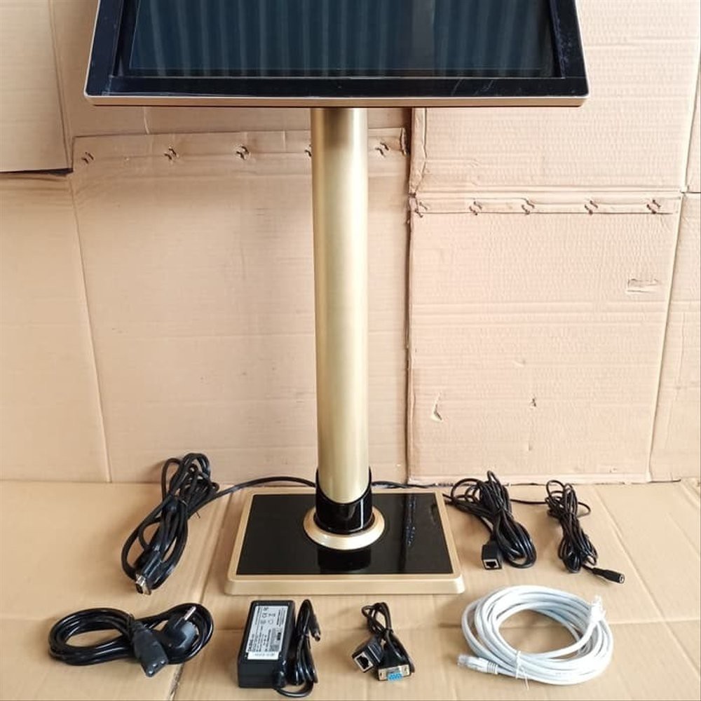 monitor touchscreen komputer 19 inch layar sentuh led tv touch screen karaoke geisler 19 inci