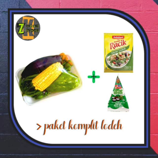 

Paket komplit sayur lodeh